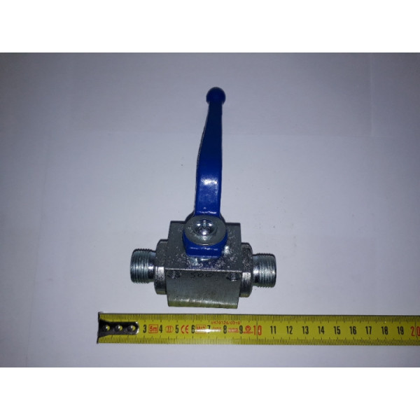 Кран гідравлічний 2х ходовий S24хS24 (М20x1,5-М20x1,5)