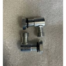 Уголок м 20×1.5/20×1.5 с контргайкой під рукав ключ М24